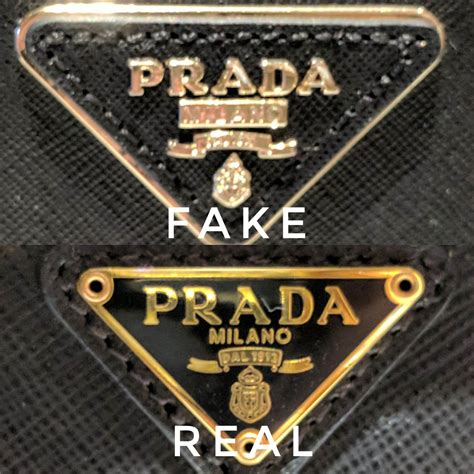 prada logo real vs fake|prada copy handbags.